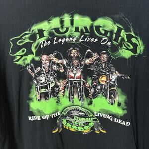 Sturgis T-shirt Mens XL Black Ride Of The Living Dead 2013 Zombies Biker Moto